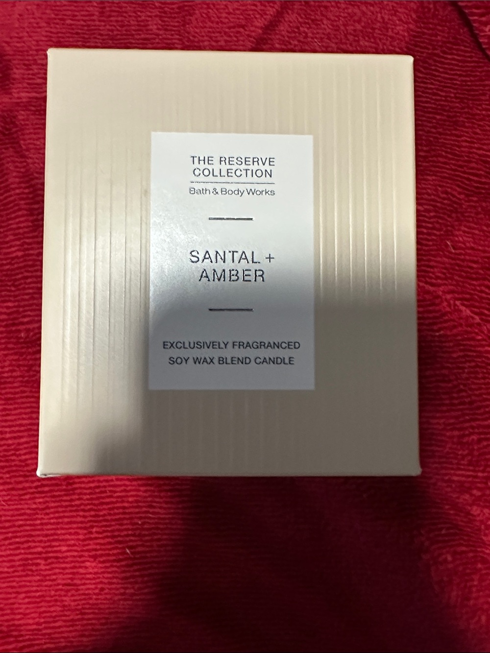 Bath & Body Works Reserve Collection Santal + Amber Candle - Picture 3 of 5